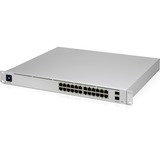Ubiquiti UniFi Pro 24-Port PoE Gestito L2/L3 Gigabit Ethernet (10/100/1000) Supporto Power over Ethernet (PoE) 1U Argento, Interruttore grigio, Gestito, L2/L3, Gigabit Ethernet (10/100/1000), Supporto Power over Ethernet (PoE), Montaggio rack, 1U