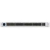 Ubiquiti UniFi Pro 48-Port PoE Gestito L2/L3 Gigabit Ethernet (10/100/1000) Supporto Power over Ethernet (PoE) 1U Argento, Interruttore grigio, Gestito, L2/L3, Gigabit Ethernet (10/100/1000), Supporto Power over Ethernet (PoE), Montaggio rack, 1U