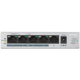 Zyxel GS1005HP Non gestito Gigabit Ethernet (10/100/1000) Supporto Power over Ethernet (PoE) Argento, Interruttore grigio, Non gestito, Gigabit Ethernet (10/100/1000), Full duplex, Supporto Power over Ethernet (PoE)