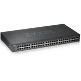 Zyxel GS1920-48V2 Gestito Gigabit Ethernet (10/100/1000) Nero, Interruttore Nero, Gestito, Gigabit Ethernet (10/100/1000), Montaggio rack