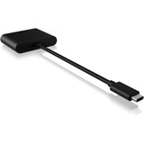 ICY BOX IB-CR301-C3 lettore di schede USB 3.2 Gen 1 (3.1 Gen 1) Type-C Nero Nero, CF, MicroSD (TransFlash), MicroSDHC, MicroSDXC, SD, SDHC, SDXC, Nero, 5000 Mbit/s, Alluminio, 2 GB, USB 3.2 Gen 1 (3.1 Gen 1) Type-C
