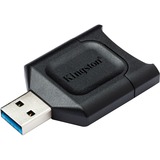 Kingston MobileLite Plus lettore di schede USB 3.2 Gen 1 (3.1 Gen 1) Type-A Nero Nero, SD, Nero, USB 3.2 Gen 1 (3.1 Gen 1) Type-A, 51,8 mm, 33,5 mm, 9 mm