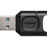 Kingston MobileLite Plus lettore di schede USB 3.2 Gen 1 (3.1 Gen 1) Type-A Nero Nero, MicroSD (TransFlash), Nero, USB 3.2 Gen 1 (3.1 Gen 1) Type-A, 36,6 mm, 20 mm, 7,5 mm