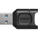 Kingston MobileLite Plus lettore di schede USB 3.2 Gen 1 (3.1 Gen 1) Type-A Nero Nero, MicroSD (TransFlash), Nero, USB 3.2 Gen 1 (3.1 Gen 1) Type-A, 36,6 mm, 20 mm, 7,5 mm