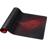 ASUS ROG Sheath Tappetino per mouse per gioco da computer Nero, Rosso, Gioco mouse pad Nero, Rosso, Immagine, Stoffa, Gomma, Barra appoggiaferro antiscivolo, Tappetino per mouse per gioco da computer