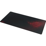ASUS ROG Sheath Tappetino per mouse per gioco da computer Nero, Rosso, Gioco mouse pad Nero, Rosso, Immagine, Stoffa, Gomma, Barra appoggiaferro antiscivolo, Tappetino per mouse per gioco da computer