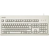 CHERRY G80-3000 tastiera Universale USB QWERTY Inglese US Grigio beige, Full-size (100%), Cablato, USB, Interruttore a chiave meccanica, QWERTY, Grigio