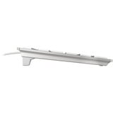 CHERRY KC 6000 SLIM FOR MAC tastiera Ufficio USB QWERTZ Tedesco Argento argento/Bianco, Full-size (100%), Cablato, USB, QWERTZ, Argento
