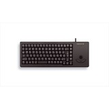 CHERRY XS Trackball tastiera Universale USB QWERTY Inglese US Nero Nero, Full-size (100%), Cablato, USB, QWERTY, Nero