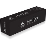 Corsair MM100 Tappetino per mouse per gioco da computer Nero, Gioco mouse pad Nero, Nero, Monocromatico, Barra appoggiaferro antiscivolo, Tappetino per mouse per gioco da computer
