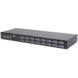 Digitus Console modulare con TFT da 19" (48,3 cm), 16 porte e touchpad, tastiera tedesca, Switch KVM 3 cm), 16 porte e touchpad, tastiera tedesca, 48,3 cm (19"), 1366 x 768 Pixel, 1000:1, TFT, 16,78 milioni di colori, VGA