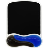 Kensington K62401AM tappetino per mouse Nero, Blu blu, Nero, Blu, Monocromatico, Gel, Riposo del polso