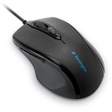 Kensington Mouse Pro Fit di medie dimensioni con cavo Nero, Ottico, Nero