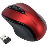 Kensington Mouse wireless Pro Fit di medie dimensioni - rosso rubino rosso, Ottico, RF Wireless, 1600 DPI, Rosso
