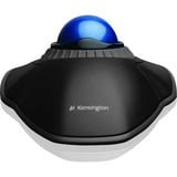 Kensington Trackball Orbit con rotella di scorrimento Nero/Blu, Ambidestro, Ottico, Nero