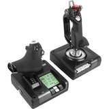 Logitech Flight Control System Nero, Argento USB 2.0 Simulazione di Volo Analogico/Digitale PC, HOTAS Simulazione di Volo, PC, Analogico/Digitale, Cablato, USB 2.0, Nero, Argento