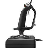Logitech Flight Control System Nero, Argento USB 2.0 Simulazione di Volo Analogico/Digitale PC, HOTAS Simulazione di Volo, PC, Analogico/Digitale, Cablato, USB 2.0, Nero, Argento