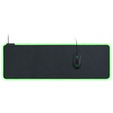 Razer Goliathus Extended Chroma Tappetino per mouse per gioco da computer Nero, Gioco mouse pad Nero, Nero, Monocromatico, Gomma, Alimentazione USB, Barra appoggiaferro antiscivolo, Tappetino per mouse per gioco da computer