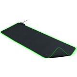 Razer Goliathus Extended Chroma Tappetino per mouse per gioco da computer Nero, Gioco mouse pad Nero, Nero, Monocromatico, Gomma, Alimentazione USB, Barra appoggiaferro antiscivolo, Tappetino per mouse per gioco da computer