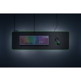 Razer Goliathus Extended Chroma Tappetino per mouse per gioco da computer Nero, Gioco mouse pad Nero, Nero, Monocromatico, Gomma, Alimentazione USB, Barra appoggiaferro antiscivolo, Tappetino per mouse per gioco da computer
