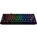 Razer Huntsman Mini tastiera USB QWERTZ Tedesco Nero, Tastiera da gioco Nero, 60%, USB, Interruttore a chiave opto-meccanico, QWERTZ, LED RGB, Nero