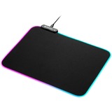 Sharkoon 1337 RGB V2 Gaming Mat Tappetino per mouse per gioco da computer Nero, Gioco mouse pad Nero, Nero, Monocromatico, Alimentazione USB, Barra appoggiaferro antiscivolo, Tappetino per mouse per gioco da computer