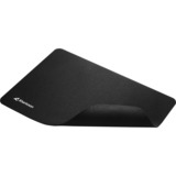 Sharkoon 1337 V2 Tappetino per mouse per gioco da computer Nero, Gioco mouse pad Nero, Nero, Monocromatico, Barra appoggiaferro antiscivolo, Tappetino per mouse per gioco da computer