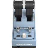 Thrustmaster TCA Quadrant Airbus Edition Nero, Blu USB Simulazione di Volo Analogico/Digitale PC, Valvola a farfalla Blu-grigio/Nero, Simulazione di Volo, PC, Analogico/Digitale, Cablato, USB, USB tipo A, USB tipo-C