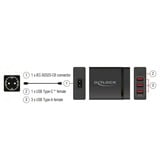 DeLOCK USB-Wandladegerät 63974 Nero Interno, Caricabatterie Nero, Interno, AC, 20 V, 1,2 m, Nero
