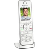 FRITZ! FRITZ!Fon C6, Portatile bianco, Fon C6, Telefono DECT, Cornetta wireless, Telefono con vivavoce, 300 voci, Identificatore di chiamata, Bianco