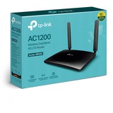TP-Link Archer MR400 router wireless Fast Ethernet Dual-band (2.4 GHz/5 GHz) 4G Nero, Router WIRELESS LTE Wi-Fi 5 (802.11ac), Dual-band (2.4 GHz/5 GHz), Collegamento ethernet LAN, 3G, Nero, Router da tavolo