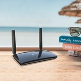TP-Link Archer MR400 router wireless Fast Ethernet Dual-band (2.4 GHz/5 GHz) 4G Nero, Router WIRELESS LTE Wi-Fi 5 (802.11ac), Dual-band (2.4 GHz/5 GHz), Collegamento ethernet LAN, 3G, Nero, Router da tavolo