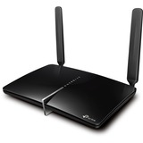 TP-Link Archer MR600 router wireless Dual-band (2.4 GHz/5 GHz) 4G Nero, Router WIRELESS LTE Nero, Wi-Fi 5 (802.11ac), Dual-band (2.4 GHz/5 GHz), Collegamento ethernet LAN, 4G, Nero, Router da tavolo