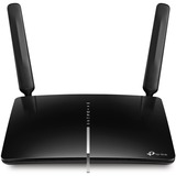 TP-Link Archer MR600 router wireless Dual-band (2.4 GHz/5 GHz) 4G Nero, Router WIRELESS LTE Nero, Wi-Fi 5 (802.11ac), Dual-band (2.4 GHz/5 GHz), Collegamento ethernet LAN, 4G, Nero, Router da tavolo
