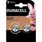 Duracell Elettronics 2025 B2 2pz, Batteria Batteria monouso, CR2025, Litio, 3 V, 2 pz, Argento