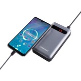 Intenso PD20000 Power Delivery Polimeri di litio (LiPo) 20000 mAh Antracite, Powerbank  grigio, 20000 mAh, Polimeri di litio (LiPo), Quick Charge 3.0, Antracite
