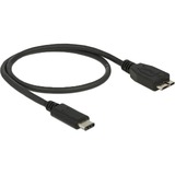 DeLOCK 0.5m USB3.1 C - MicroUSB3.1 B cavo USB 0,5 m USB 3.2 Gen 2 (3.1 Gen 2) USB C Micro-USB B Nero, Adattatore Nero, 0,5 m, USB C, Micro-USB B, USB 3.2 Gen 2 (3.1 Gen 2), Maschio/Maschio, Nero