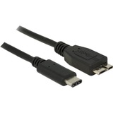 DeLOCK 0.5m USB3.1 C - MicroUSB3.1 B cavo USB 0,5 m USB 3.2 Gen 2 (3.1 Gen 2) USB C Micro-USB B Nero, Adattatore Nero, 0,5 m, USB C, Micro-USB B, USB 3.2 Gen 2 (3.1 Gen 2), Maschio/Maschio, Nero