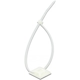 DeLOCK 18834 supporto per fascette Bianco Nylon 10 pezzo(i), Fascette ferma-cavo bianco, Bianco, Nylon, 10 pezzo(i)