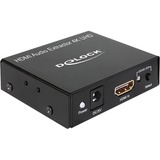 DeLOCK 62692 moltiplicatore AV Ricevitore AV Nero, Adattatore Nero, 3840 x 2160 Pixel, Ricevitore AV, Nero, HDCP