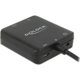 DeLOCK 62784 convertitore audio Nero, Adattatore Nero, Micro-USB B, 16 / 20 / 24 bit, 32 / 44.1 / 48 / 88.2 / 96 kHz