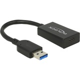 DeLOCK 65698 cavo USB 0,15 m USB 3.2 Gen 2 (3.1 Gen 2) USB A USB C Nero, Adattatore Nero, 0,15 m, USB A, USB C, USB 3.2 Gen 2 (3.1 Gen 2), Maschio/Femmina, Nero