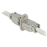 DeLOCK 86467 cavo di collegamento 2 x LSA Acciaio inossidabile, Frizione argento, 2 x LSA, Acciaio inossidabile, Cat6a, S/UTP (STP), 23/24, 28 mm