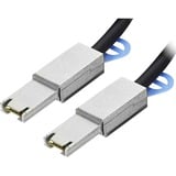 HighPoint mSAS Kabel SFF-8088 > SFF-8088, Cavo Nero