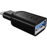 ICY BOX IB-CB003 USB 3.0 Type-C USB 3.0 Type-A Nero, Adattatore Nero, USB 3.0 Type-C, USB 3.0 Type-A, Nero