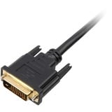 Sharkoon 1m, HDMI/DVI-D Nero, Cavo Nero, HDMI/DVI-D, 1 m, HDMI, DVI-D, Maschio, Maschio, 1920 x 1080 Pixel