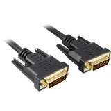Sharkoon 2m DVI-D to DVI-D (24+1) cavo DVI Nero Nero, 2 m, DVI-D, DVI-D, Nero, Maschio/Maschio