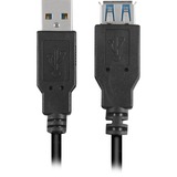Sharkoon 3m, 2xUSB3.0-A cavo USB USB 3.2 Gen 1 (3.1 Gen 1) USB A Nero, Cavo di prolunga Nero, 2xUSB3.0-A, 3 m, USB A, USB A, USB 3.2 Gen 1 (3.1 Gen 1), Maschio/Femmina, Nero