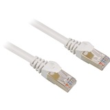 Sharkoon 4044951015047 cavo di rete Grigio 0,5 m Cat6 S/FTP (S-STP) bianco, 0,5 m, Cat6, S/FTP (S-STP), RJ-45, RJ-45