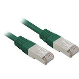 Sharkoon CAT.5e Network Cable RJ45 green 0.5 m 0.5m Verde cavo di rete verde, 0,5 m, RJ-45, RJ-45, Verde, Vendita al dettaglio